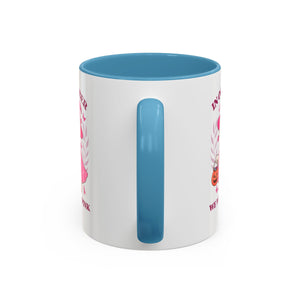 Halloween Breast Cancer Awareness Coffee Mug | October 2023 Gift, Pink Ribbon Mug, Spooky Coffee Cup, Cute Duck Mug, Fall Decor