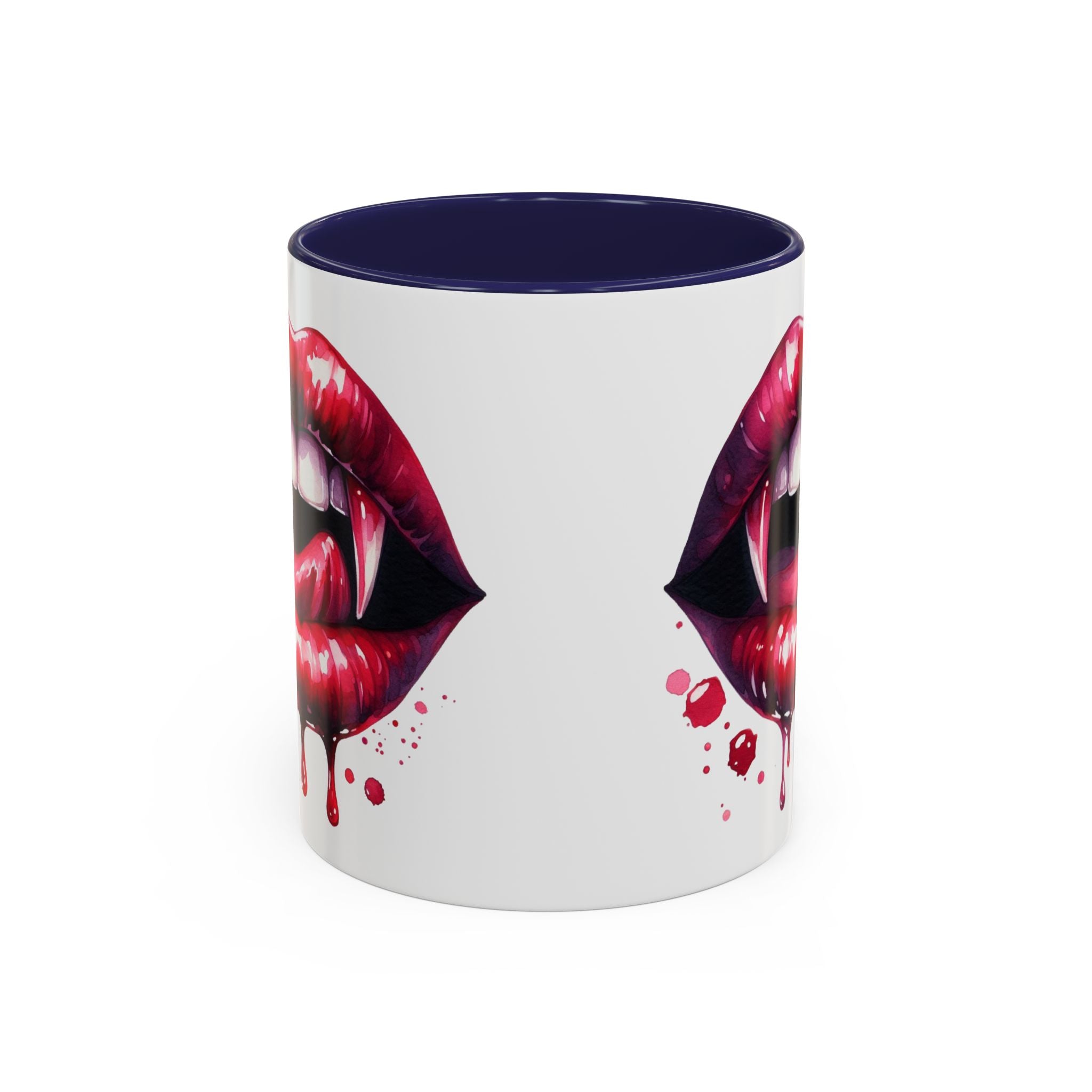 Gothic Vampire Teeth Coffee Mug – Perfect for Halloween, Spooky Occasions, Gift for Horror Lovers, Unique Accent Cup