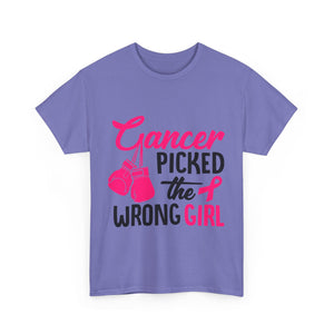 Empowering Cancer Awareness Tee, Inspirational T-Shirt, Unisex Cotton Tee for Fighters, Gift for Cancer Survivors, Supportive Apparel