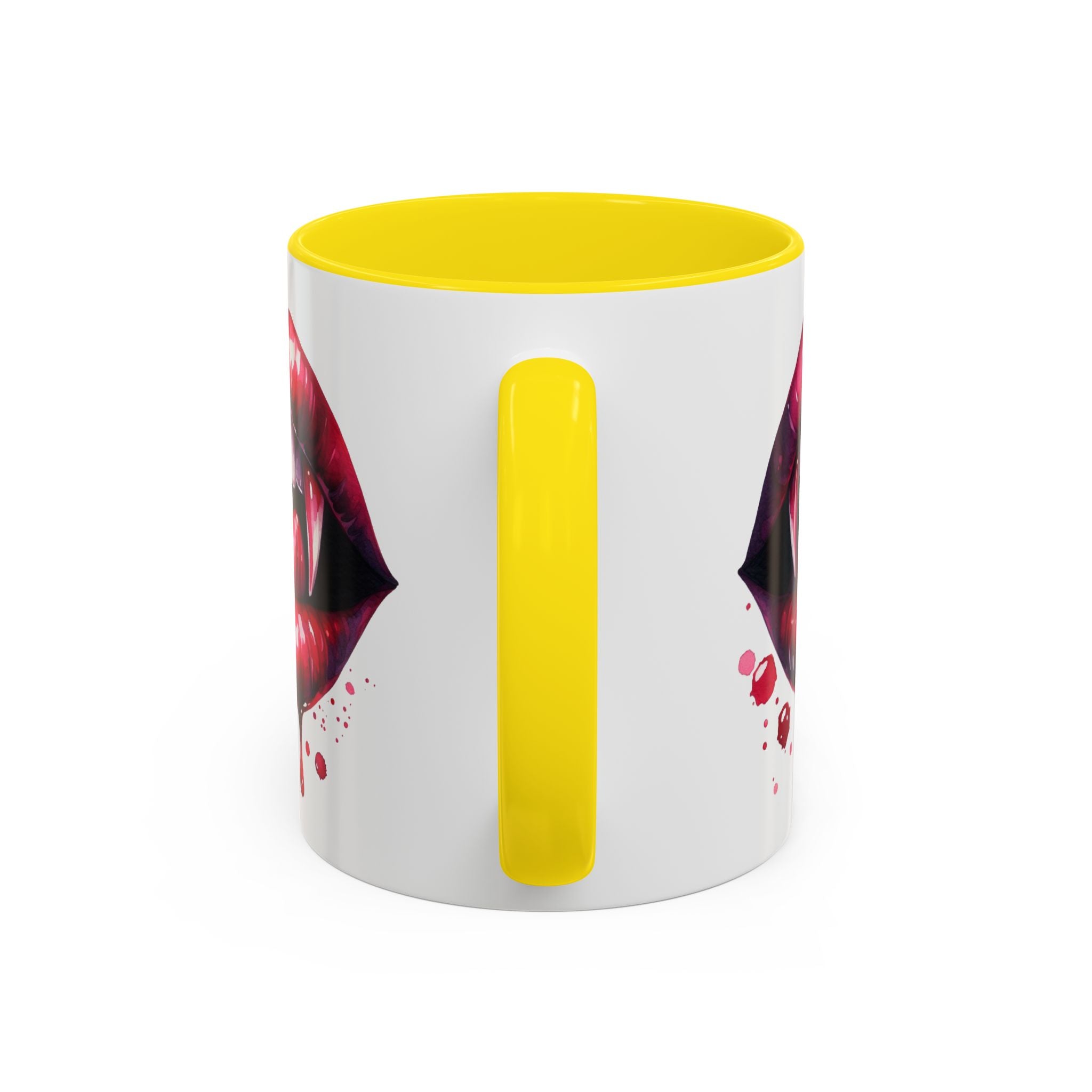 Gothic Vampire Teeth Coffee Mug – Perfect for Halloween, Spooky Occasions, Gift for Horror Lovers, Unique Accent Cup