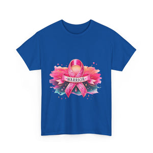 Breast Cancer Awareness Tee, Warrior T-shirt for Women, Inspirational Gift, Supportive Apparel, Pink Ribbon Shirt, Unisex Cotton Top