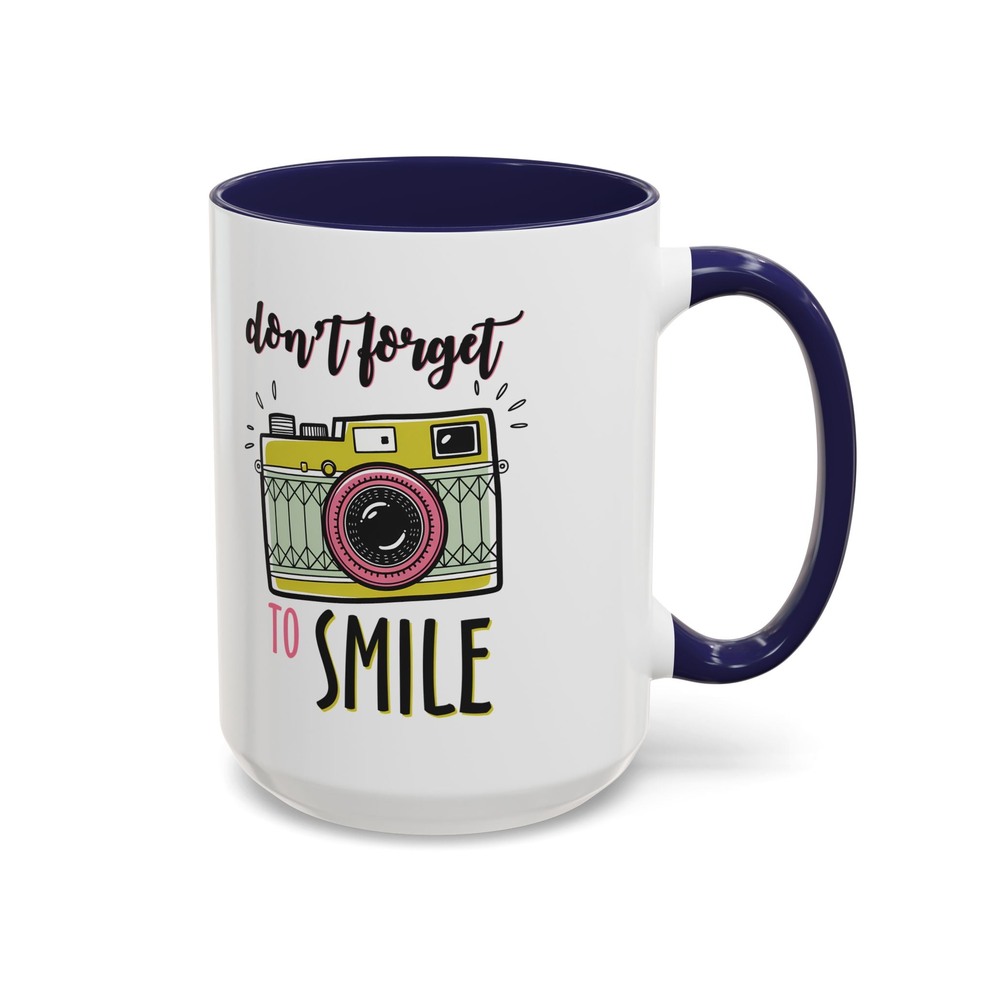 Inspirational Coffee Mug - 'Don't Forget to Smile' mental health