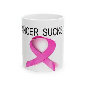 Cancer sucks coffee  Mug  awareness