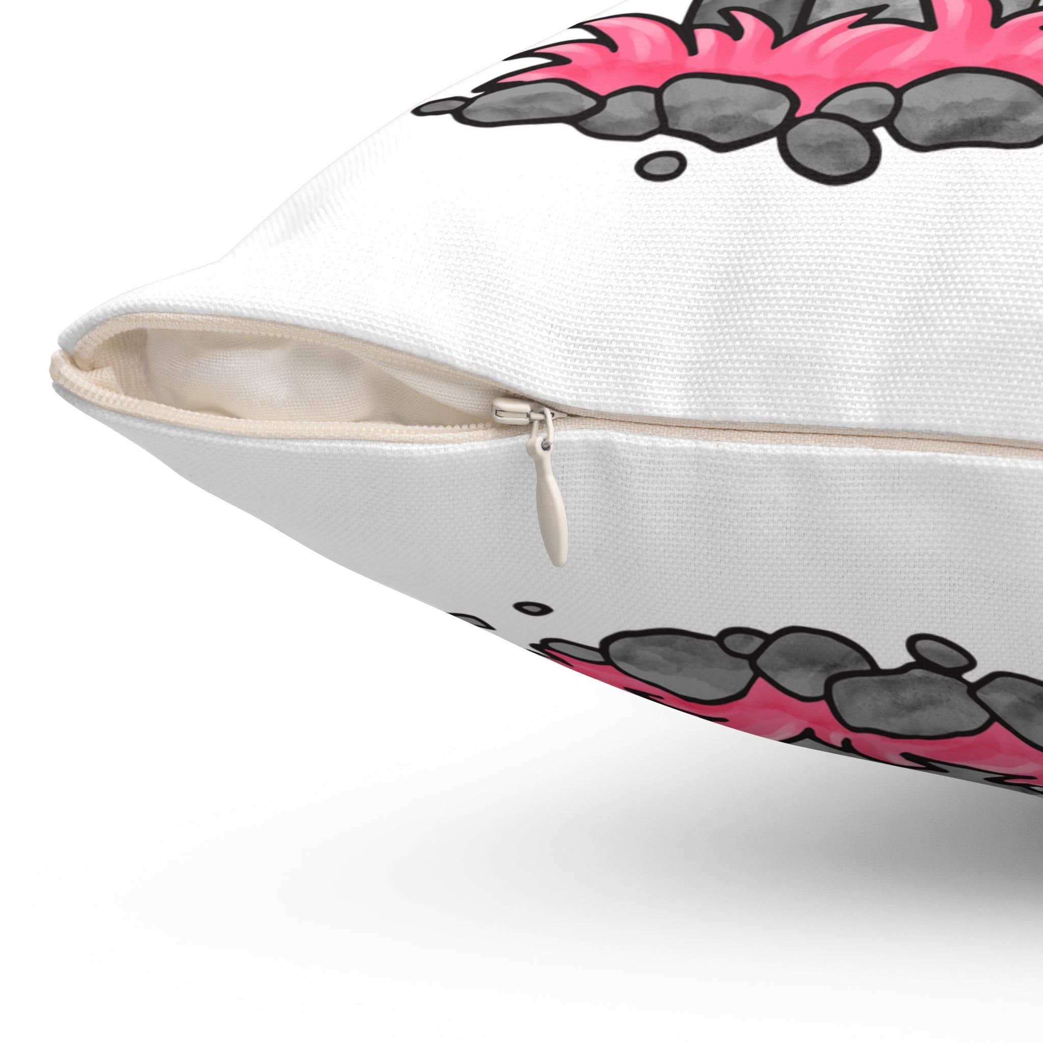 RIP Feelings Decorative Pillow — Funny Graveyard Throw Pillow sarcasm attitude