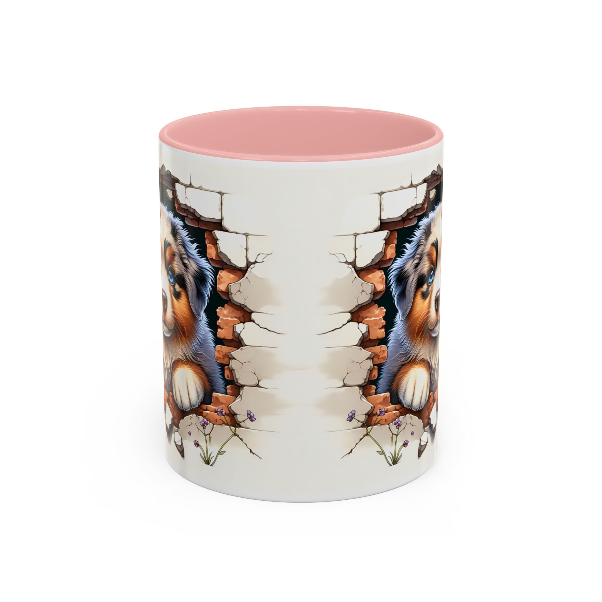 Cute Puppy Accent Coffee Mug - Perfect Gift for Dog Lovers, Unique Pet Lover Mug, Mother’s Day, Birthday, Home Decor