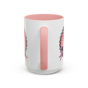 Rock 'n' Roll Accent Coffee Mug - Perfect for Music Lovers, Gift for Her, Unique Office Mug, Fun Coffee Cup, Empowering Gift Idea