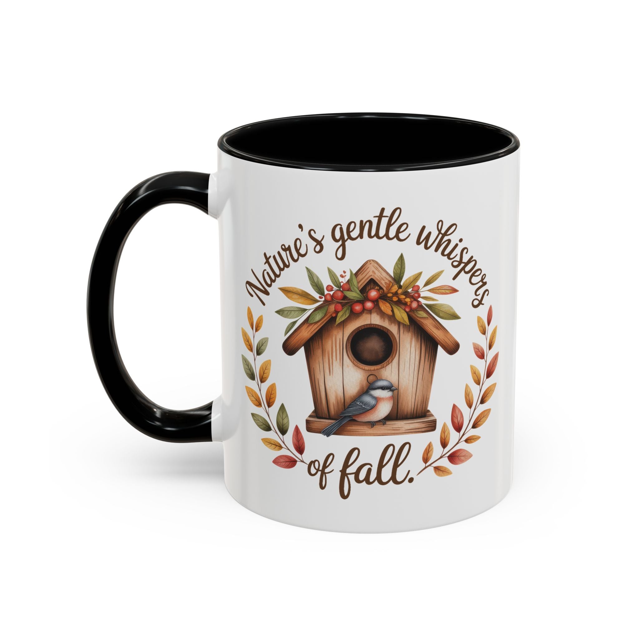 Nature's Gentle Whispers Fall Coffee Mug nature lovers cup