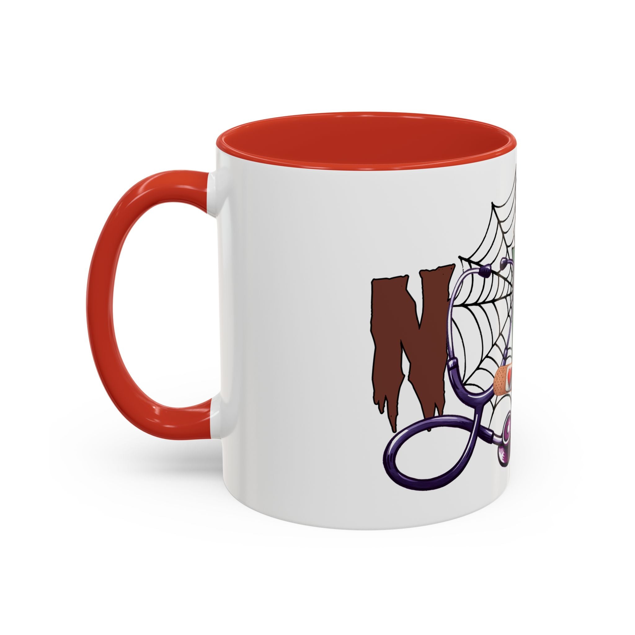 halloween nurse Accent Coffee Mug (11, 15oz) spooky
