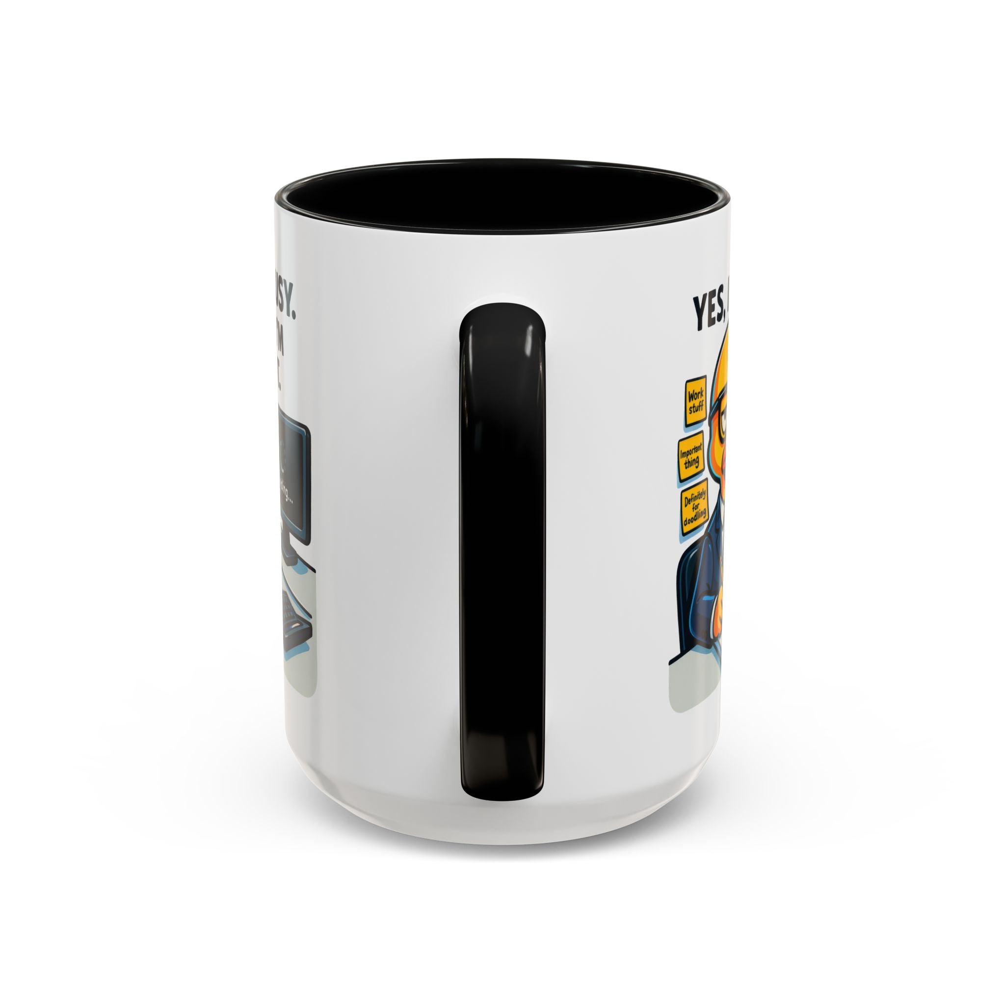 Funny Office Mug, Quirky Coffee Cup, Duck Humor Mug, Gift for Coworkers, Cute Desk Mug