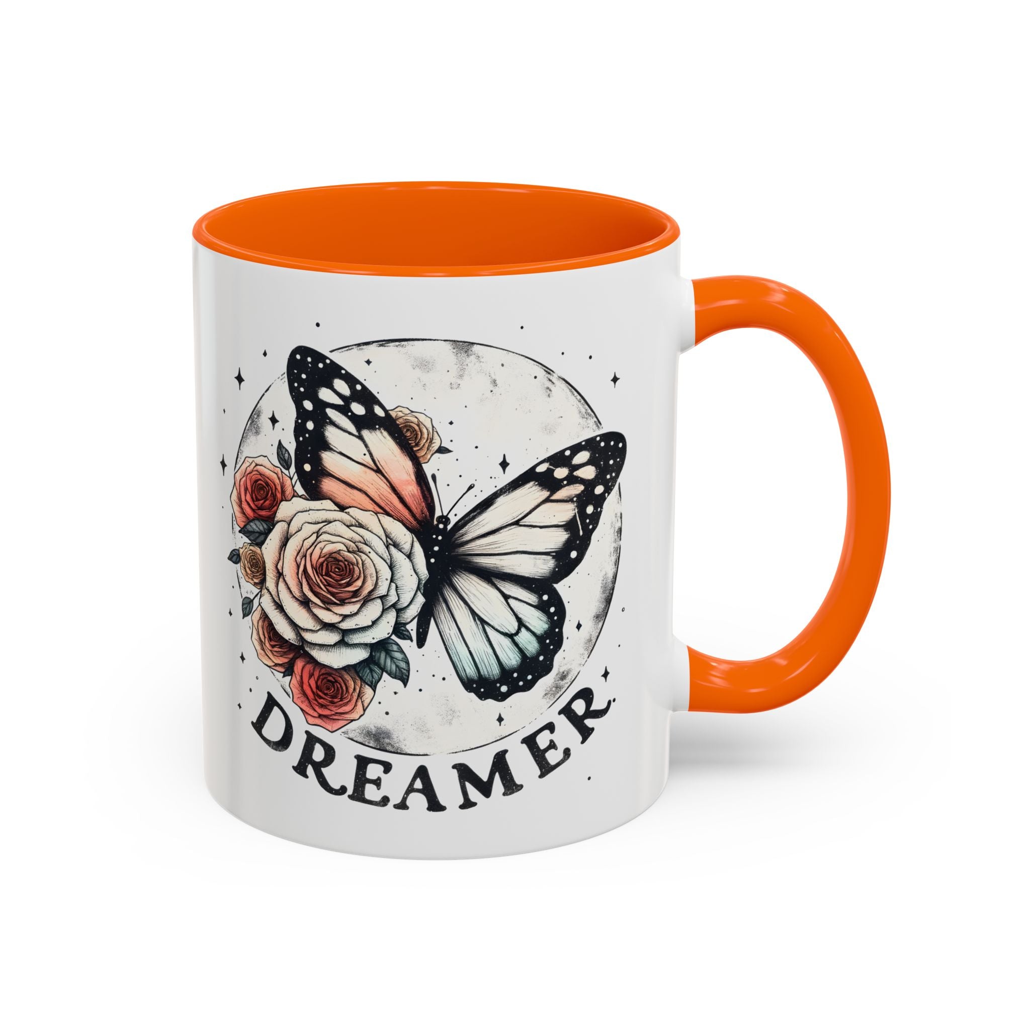 Dreamer Butterfly Coffee Mug - Stylish Accent for Creatives positive vibe freedom nature lover