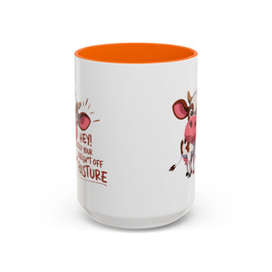 Funny Cow Coffee Mug – Perfect Gift for Farmers, Cow Lovers, Humor Fans, Cute Kitchen Decor, Office Coffee Cup