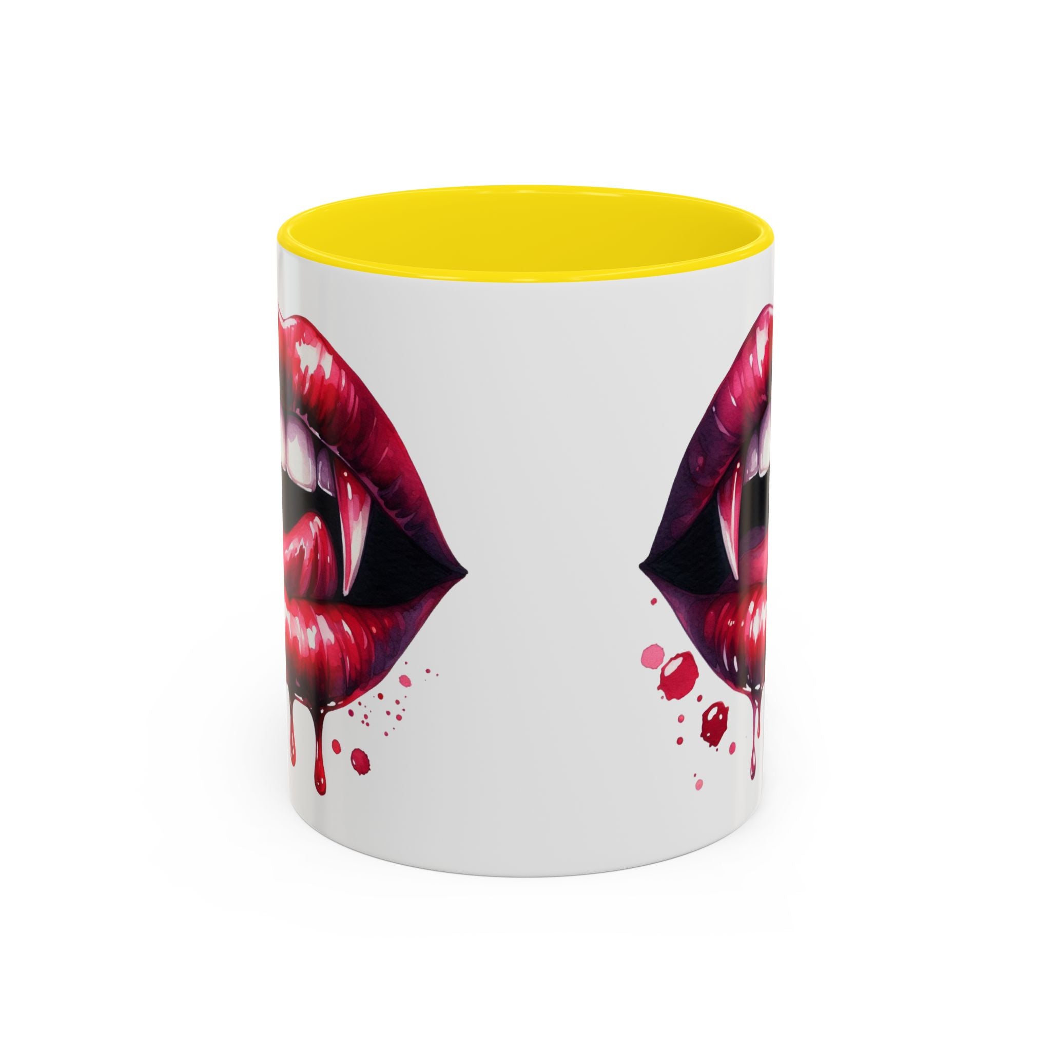 Gothic Vampire Teeth Coffee Mug – Perfect for Halloween, Spooky Occasions, Gift for Horror Lovers, Unique Accent Cup