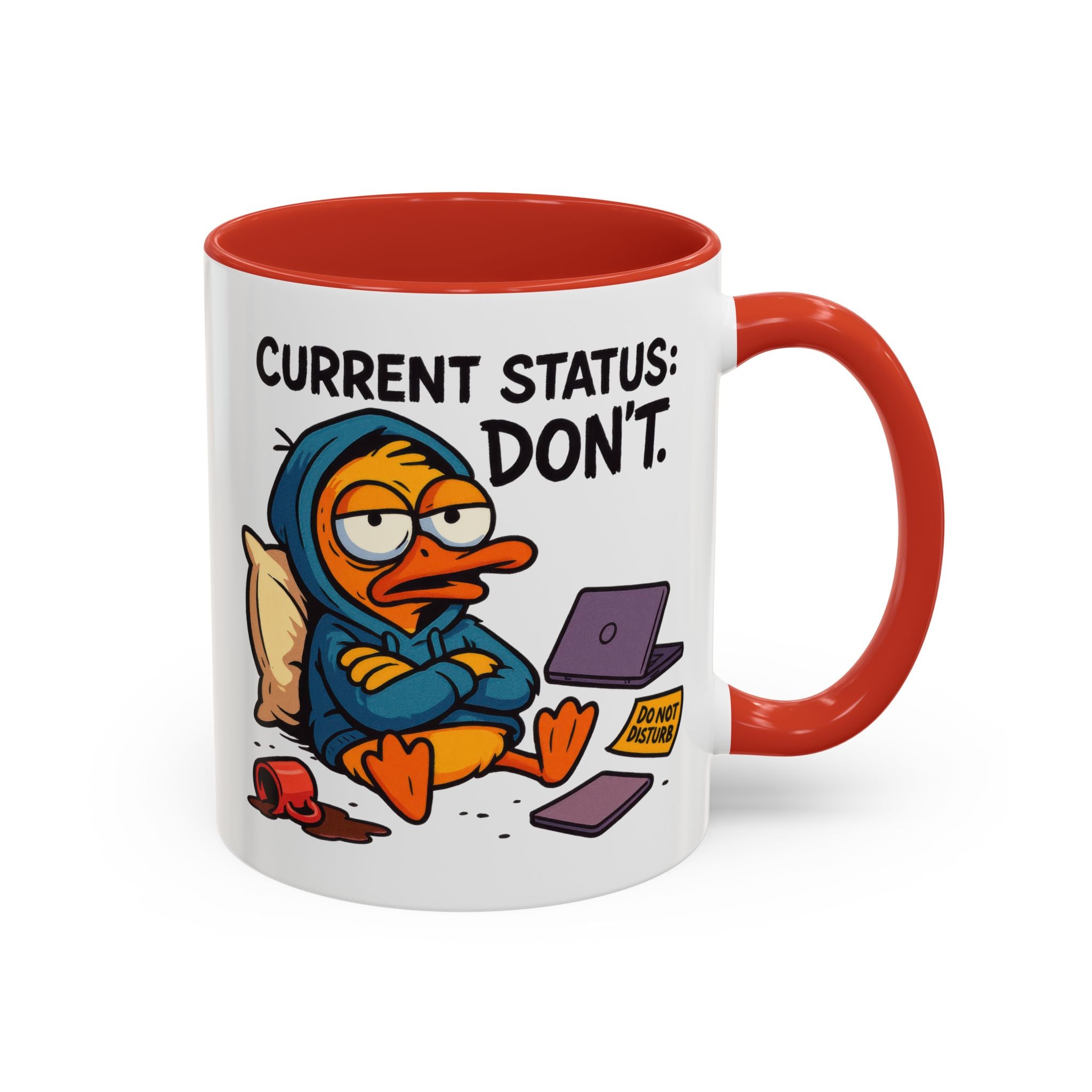 Chill Vibes Coffee Mug, Perfect for Lazy Days, Gift for Homebodies, Quirky Coffee Lover, Fun Desk Accessory, Work from Home Essentials