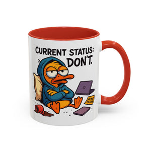 Chill Vibes Coffee Mug, Perfect for Lazy Days, Gift for Homebodies, Quirky Coffee Lover, Fun Desk Accessory, Work from Home Essentials