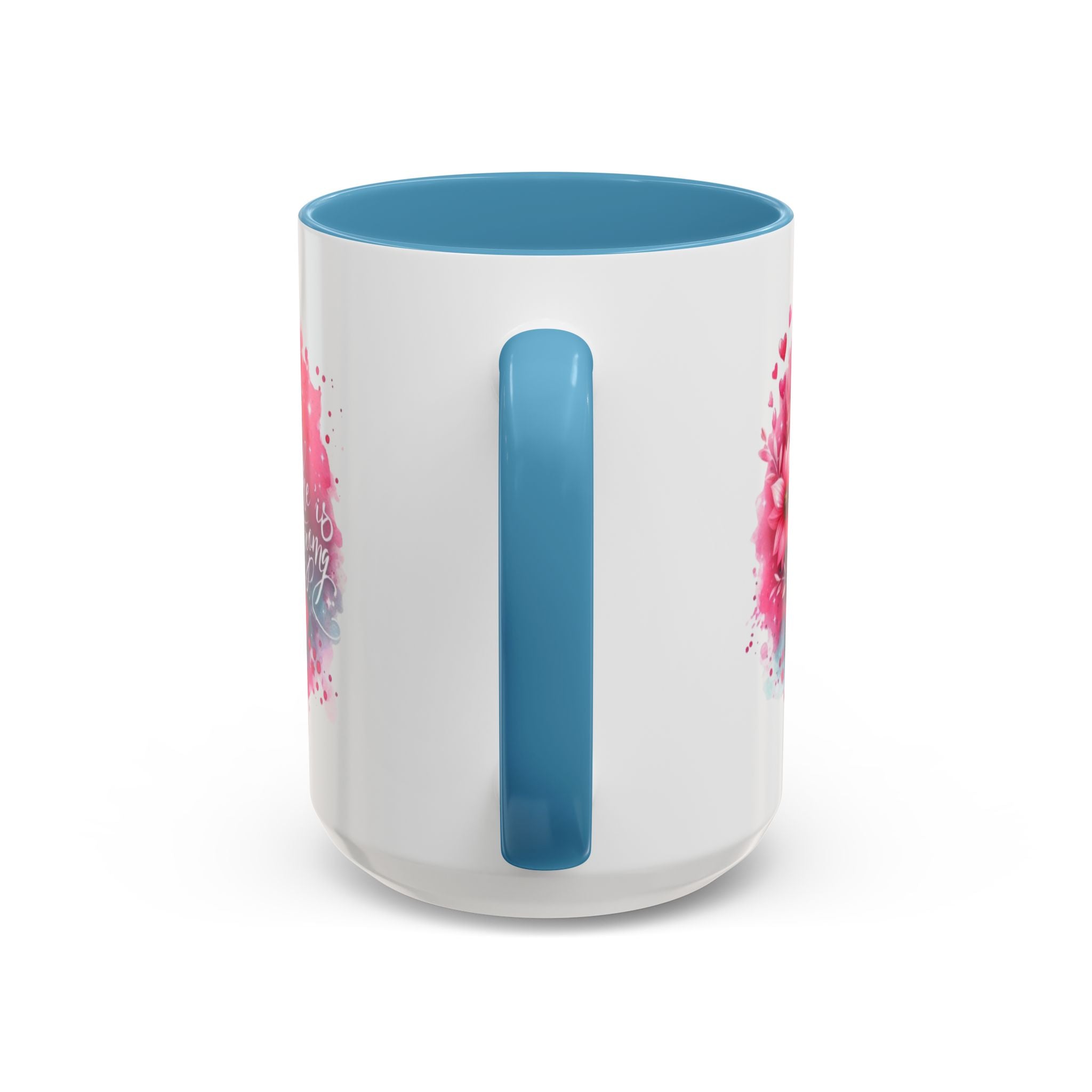 Breast Cancer Awareness Coffee Mug - Inspirational Gift, Motivational Drinkware, Supportive Cup, Pink Ribbon Design, She Is Strong