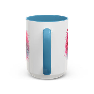 Breast Cancer Awareness Coffee Mug - Inspirational Gift, Motivational Drinkware, Supportive Cup, Pink Ribbon Design, She Is Strong
