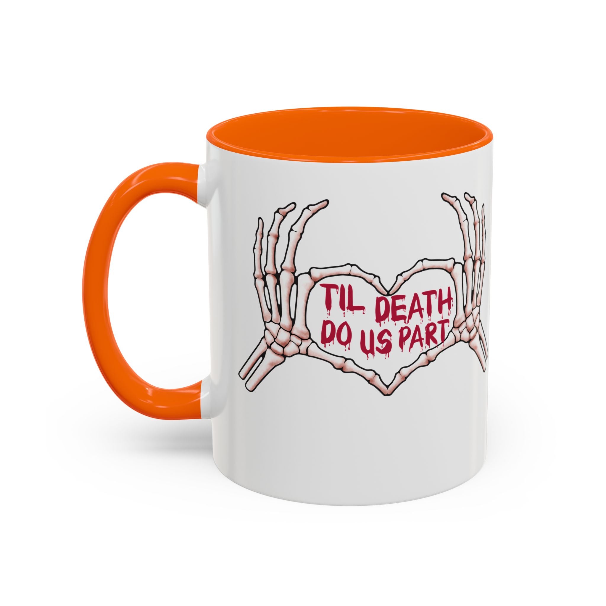 Til Death Do Us Part Skeleton Hands Coffee Mug
