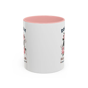 Dog Mom Coffee Mug - Life is Better with a Dog, Pet Lover Gift, Floral Paw Print Mug, Dog Mom Gift, Personalized Dog Mom Mug