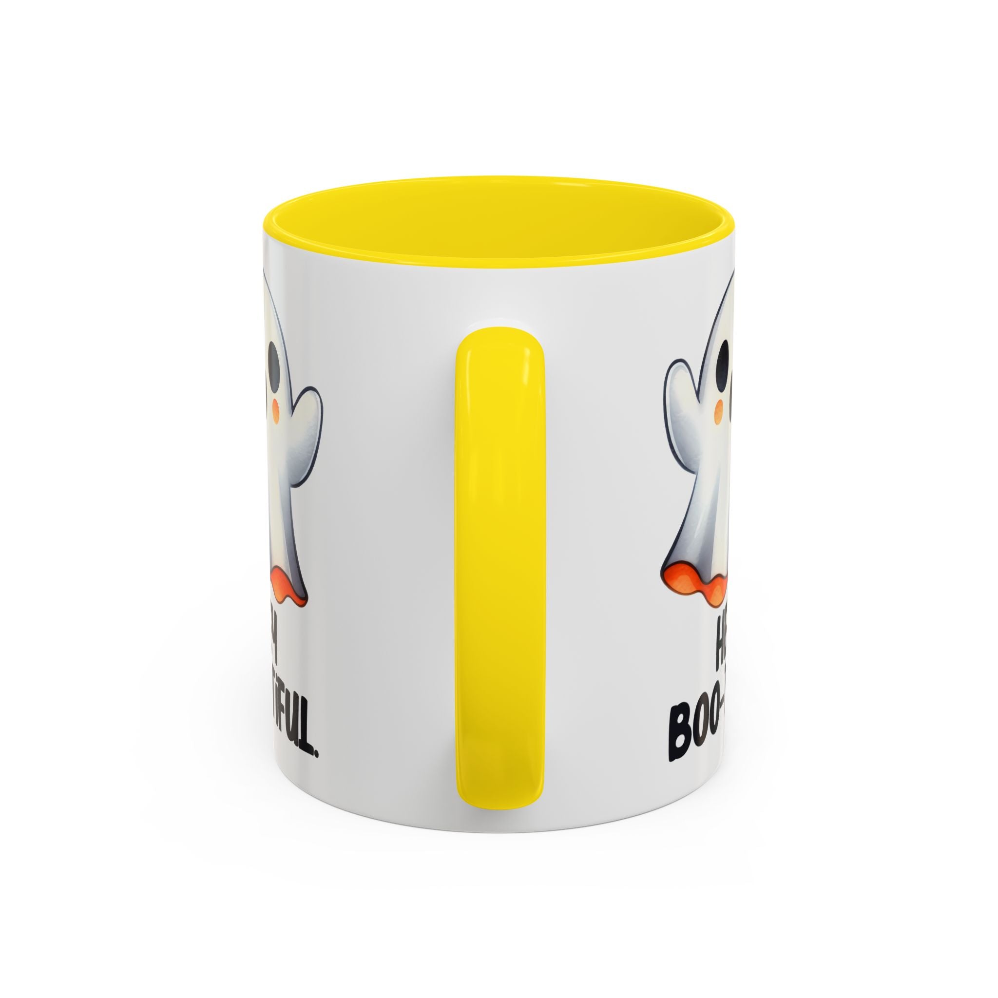 Hey Boo-tiful Ghost Coffee Mug, Halloween Mug, Cute Gift, Spooky Decor, Fun Mug