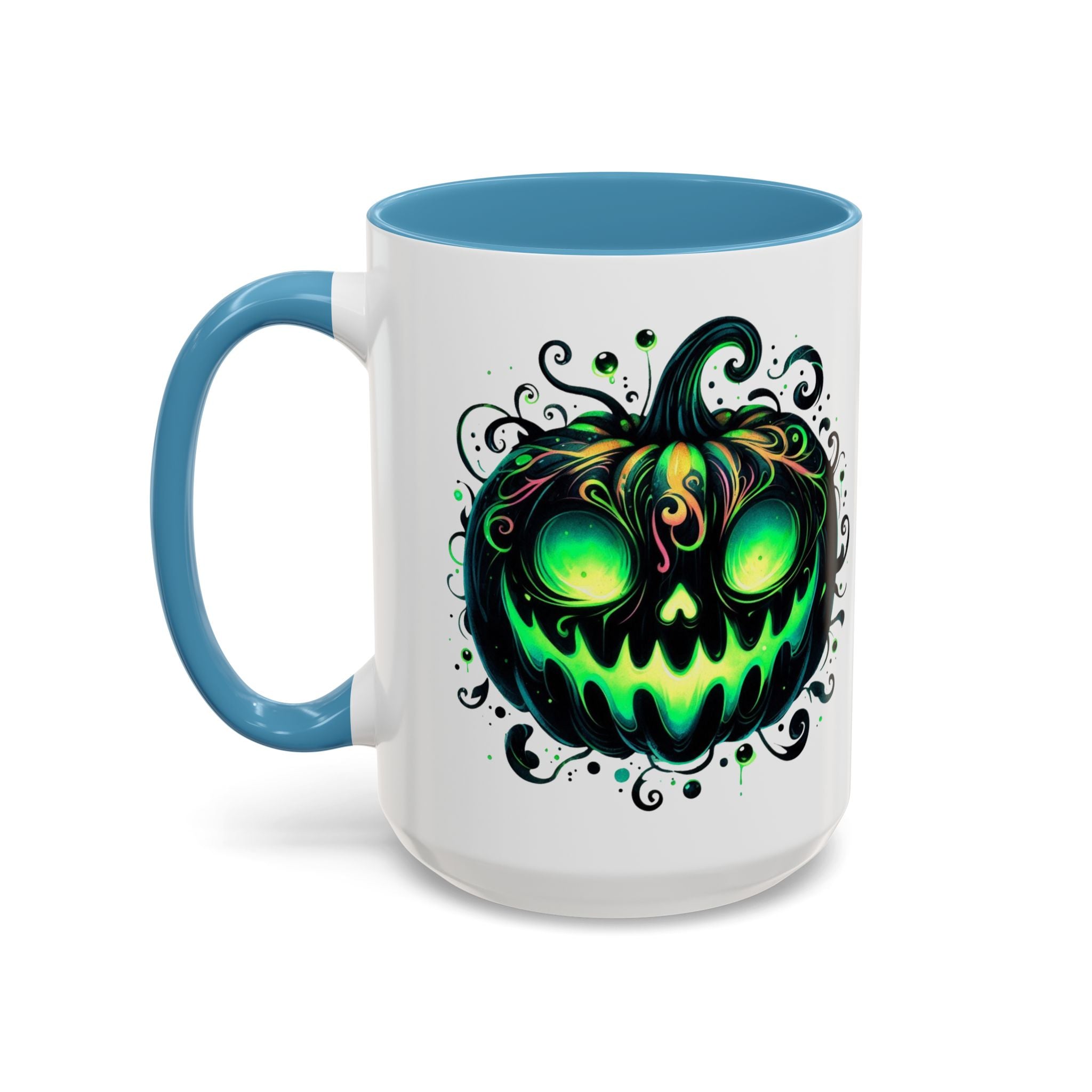 Spooky Pumpkin Accent Coffee Mug – Perfect for Halloween Lovers