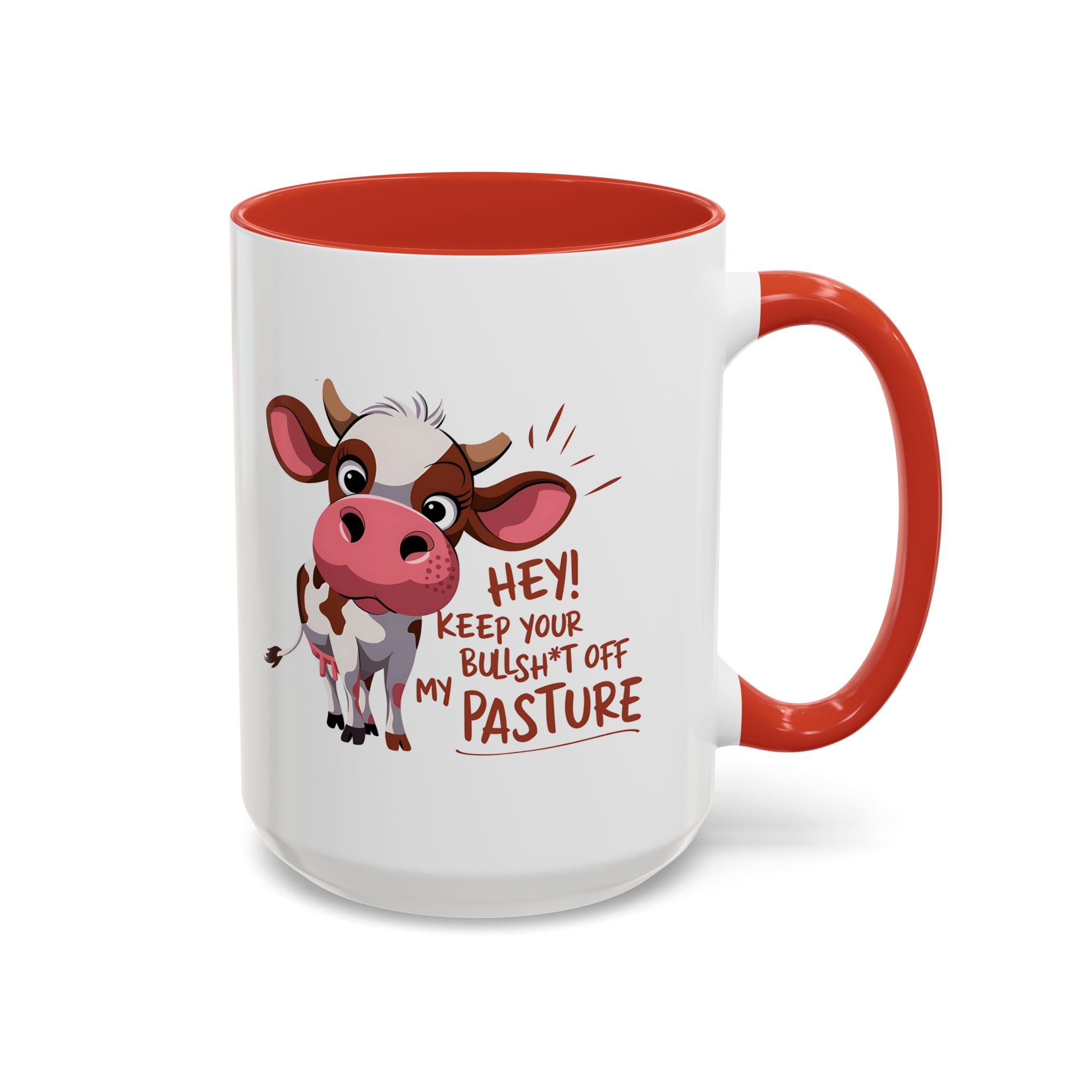 Funny Cow Coffee Mug – Perfect Gift for Farmers, Cow Lovers, Humor Fans, Cute Kitchen Decor, Office Coffee Cup