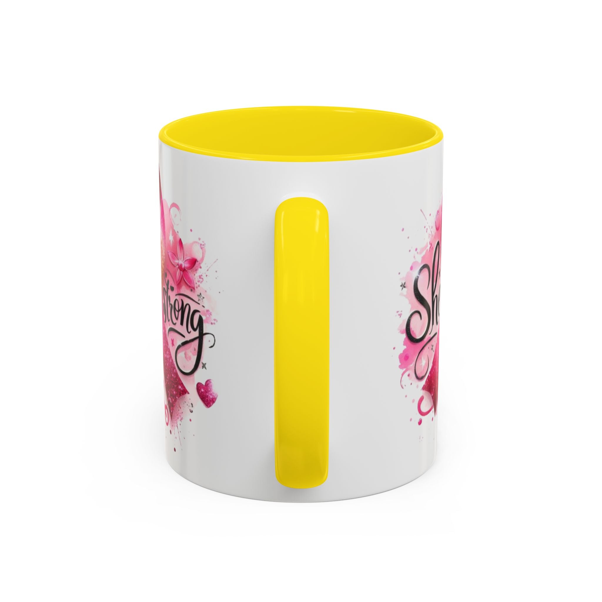 Empowering Pink Ribbon Coffee Mug - Gift for Survivors, Breast Cancer Awareness, Motivational Mug, Inspirational Drinkware, Self-Care Gift