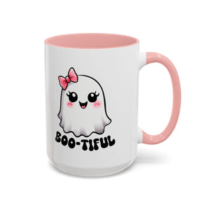 Cute Ghost Coffee Mug - Perfect for Halloween, Gift for Friends, Spooky Season, Cozy Vibes, Boo-tiful Design