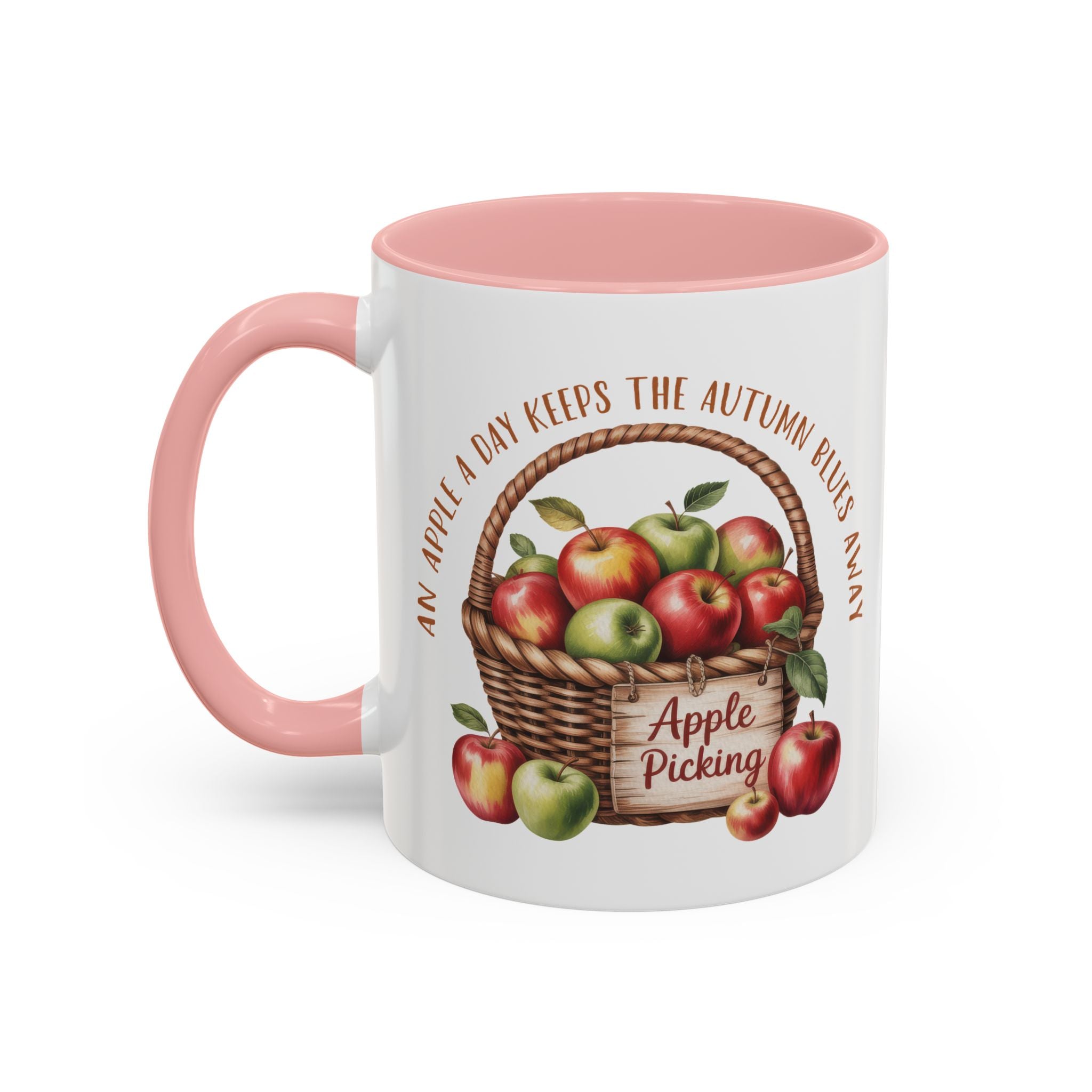 Autumn Apple Picking Coffee Mug - 11 and 15oz - Perfect Gift for Fall Lovers
