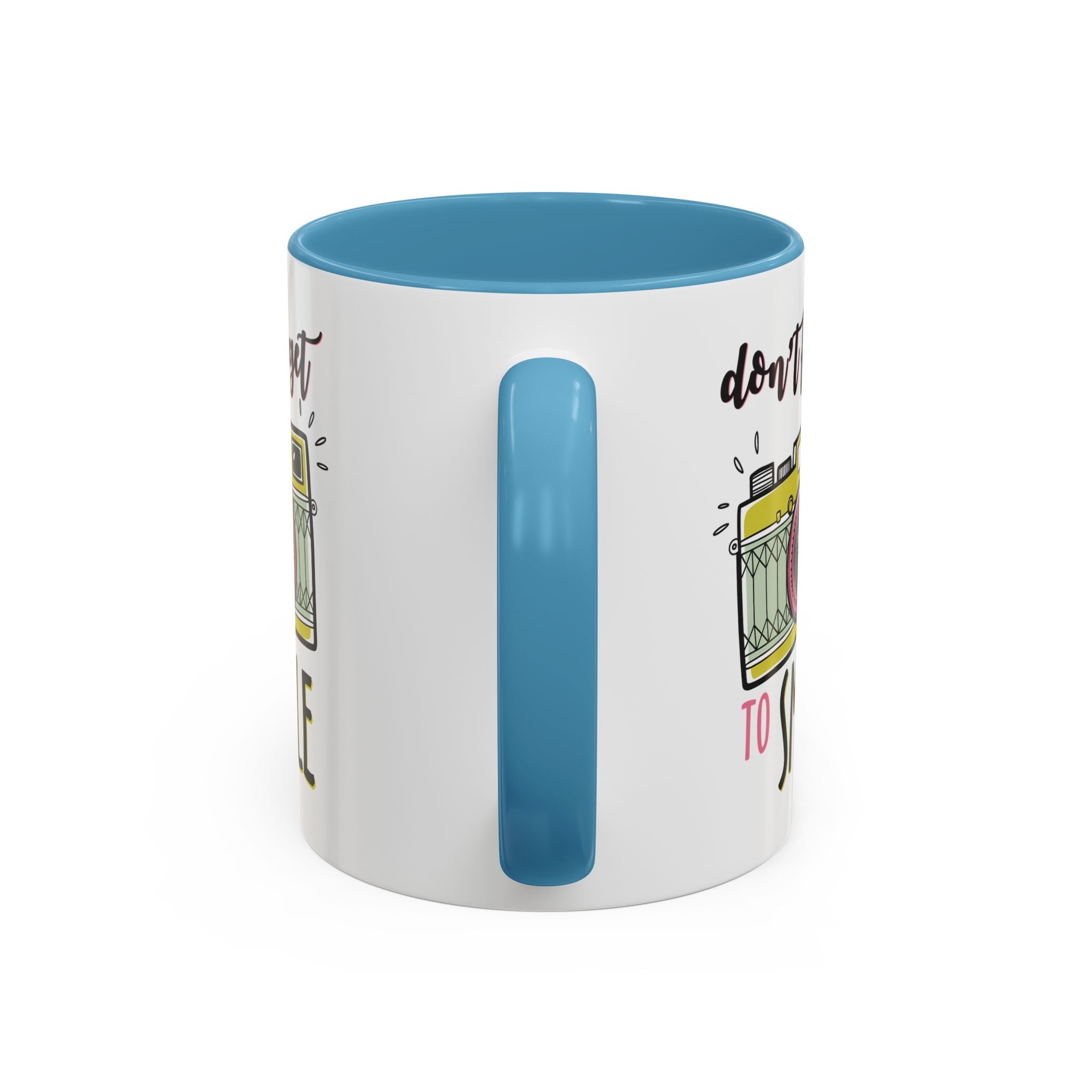 Inspirational Coffee Mug - 'Don't Forget to Smile' mental health