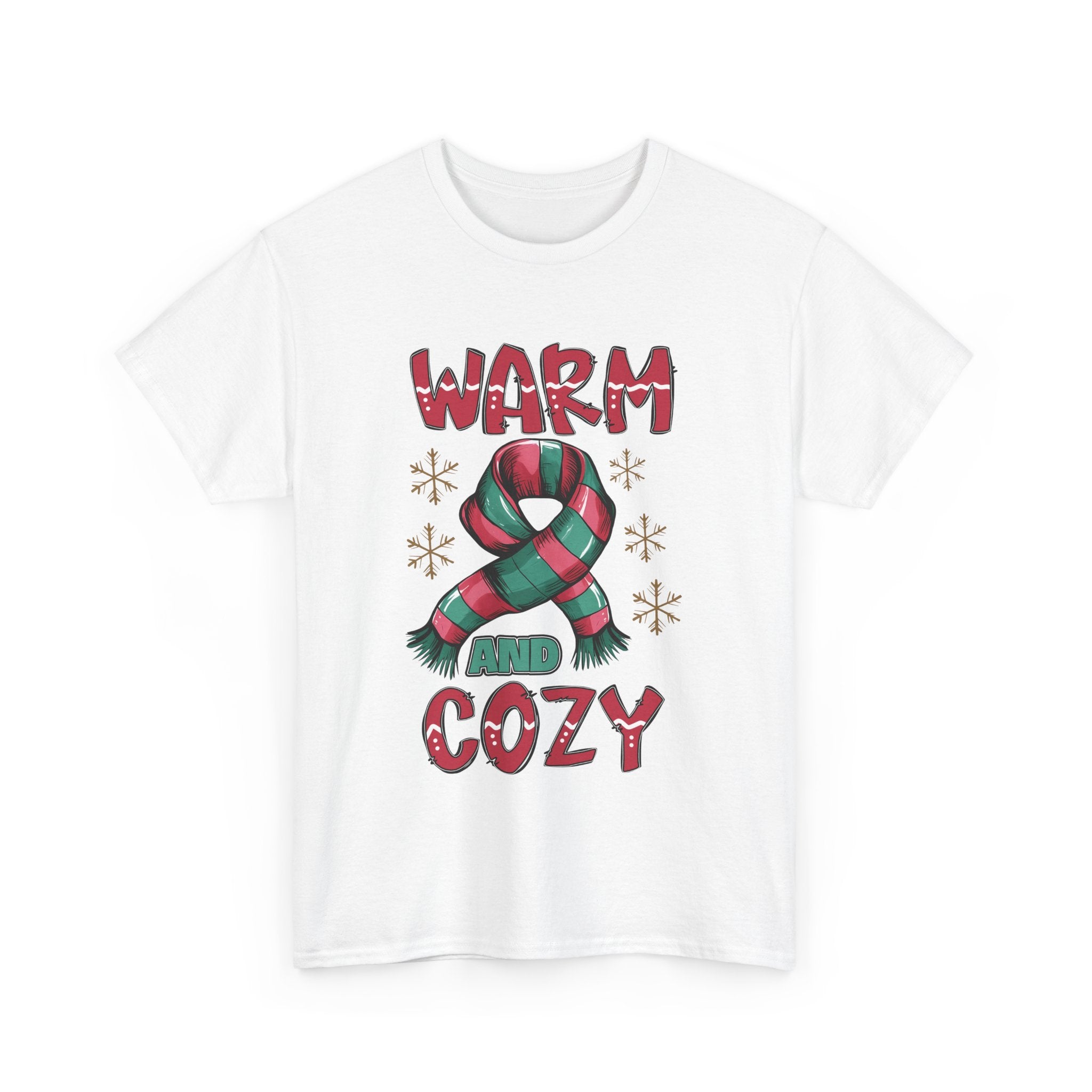 christmas warm and cozy Unisex Heavy Cotton Tee men women