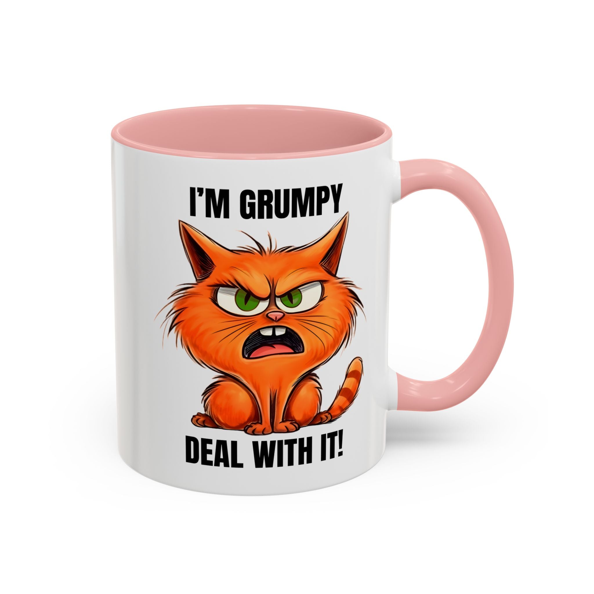 Grumpy Cat Coffee Mug, Funny Cat Mug, Gift for Cat Lovers, Office Coffee Cup, Humor Mug, 11oz 15oz
