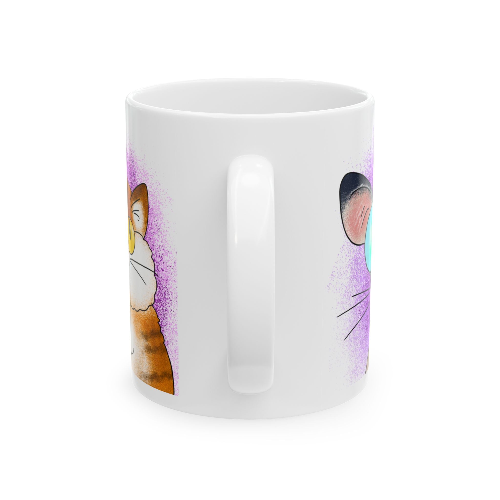 Cute Cat coffee Mug, Animal Lover Gift, Coffee Cup, Pet-Themed Drinkware, Cat Mom Present