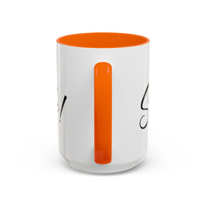 Inspirational Accent Coffee Mug - "You Make Me Smile!" - Perfect Gift for Friends & Family