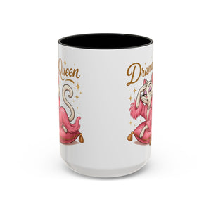 Drama Queen Coffee Mug - Fun Gift for Cat Lovers, Unique Mug for Tea or Coffee, Perfect for Birthdays, Mother's Day & Housewarming