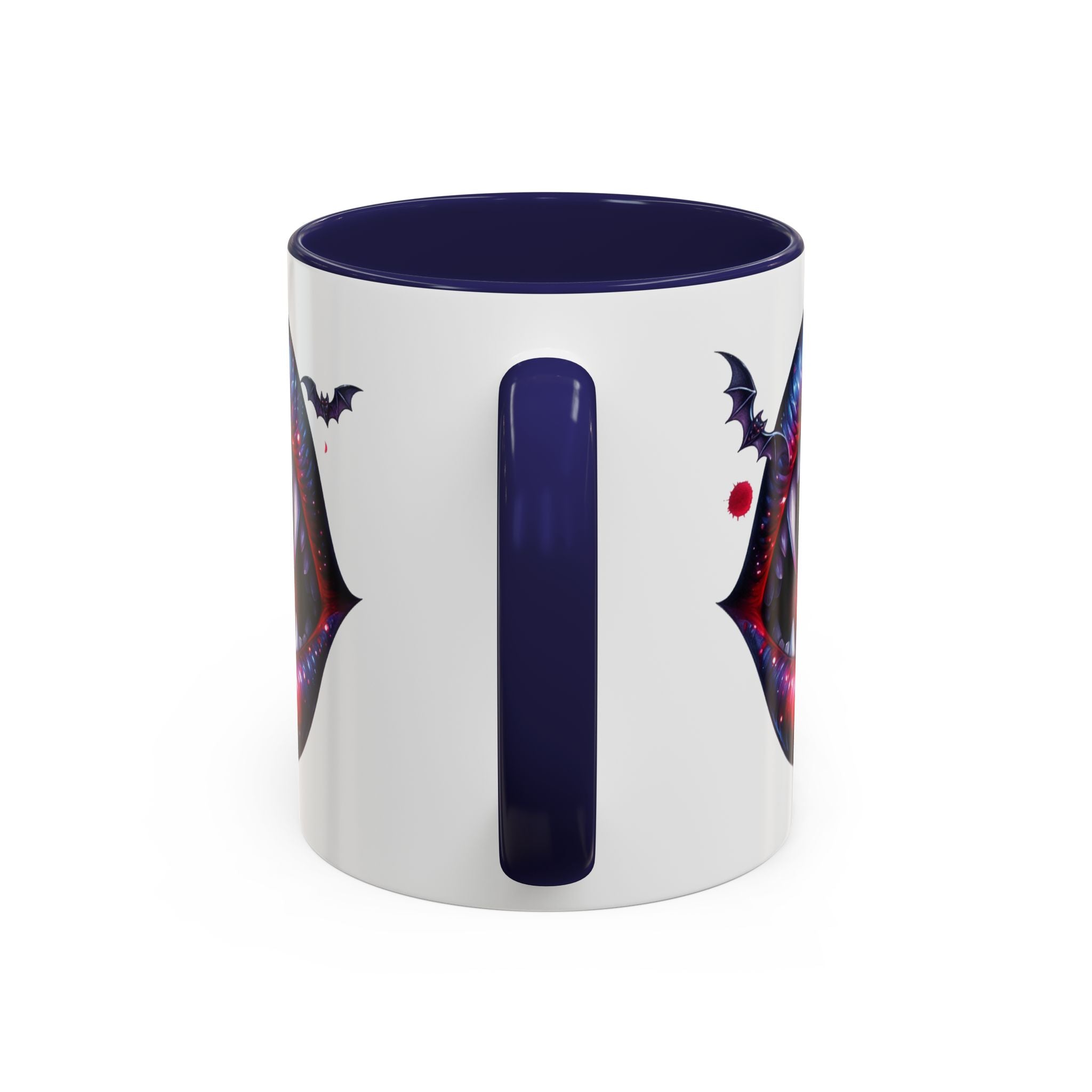 Vampire Lips Coffee Mug, Gothic Drinkware, Halloween Gift, Spooky Kitchen Decor, Vampires, Halloween Party Accessories