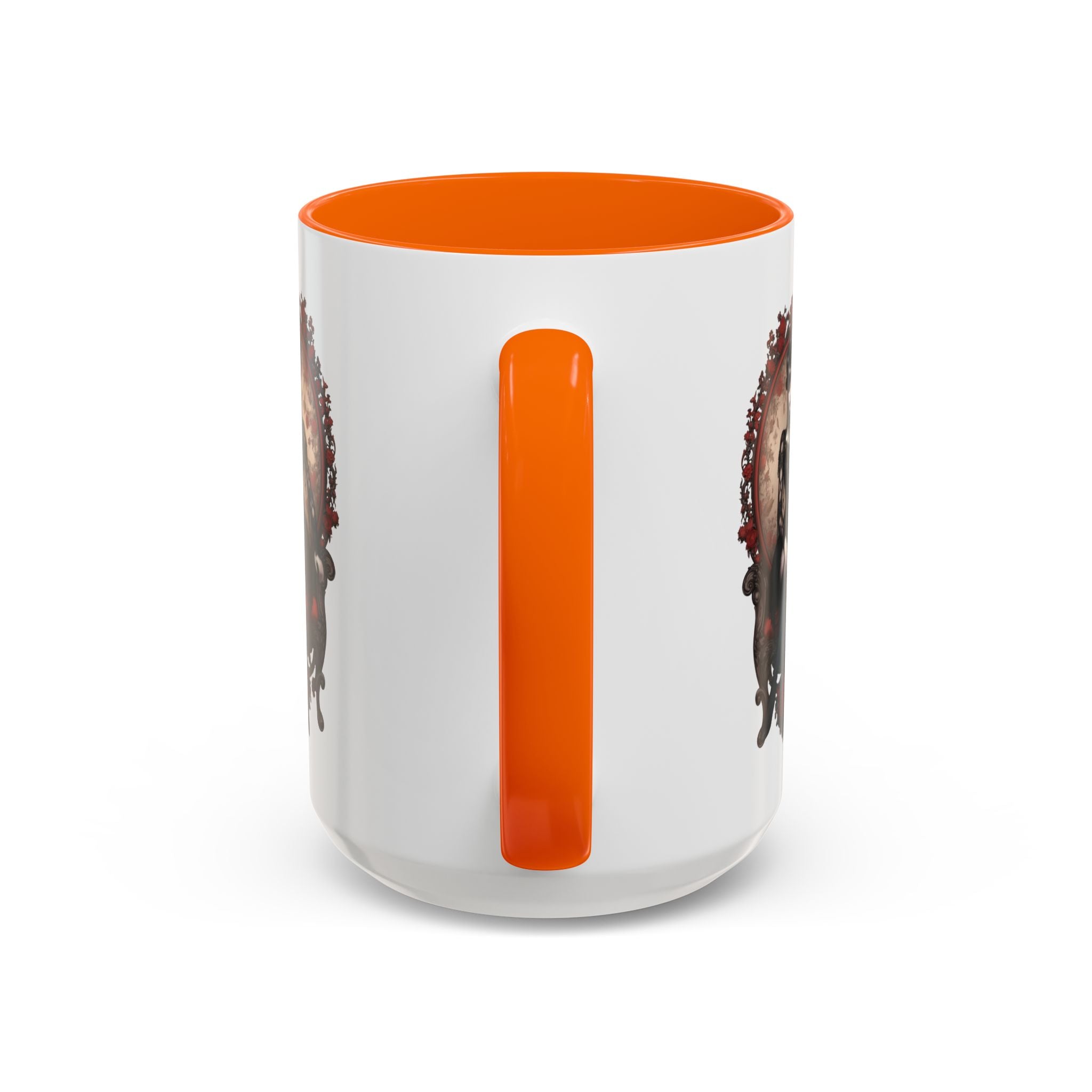 Gothic Elegance Coffee Mug - Unique Black Accent Mug for Witchy Vibes, Perfect Gift for Halloween, Goth Decor, Coffee Lovers, & Spooky