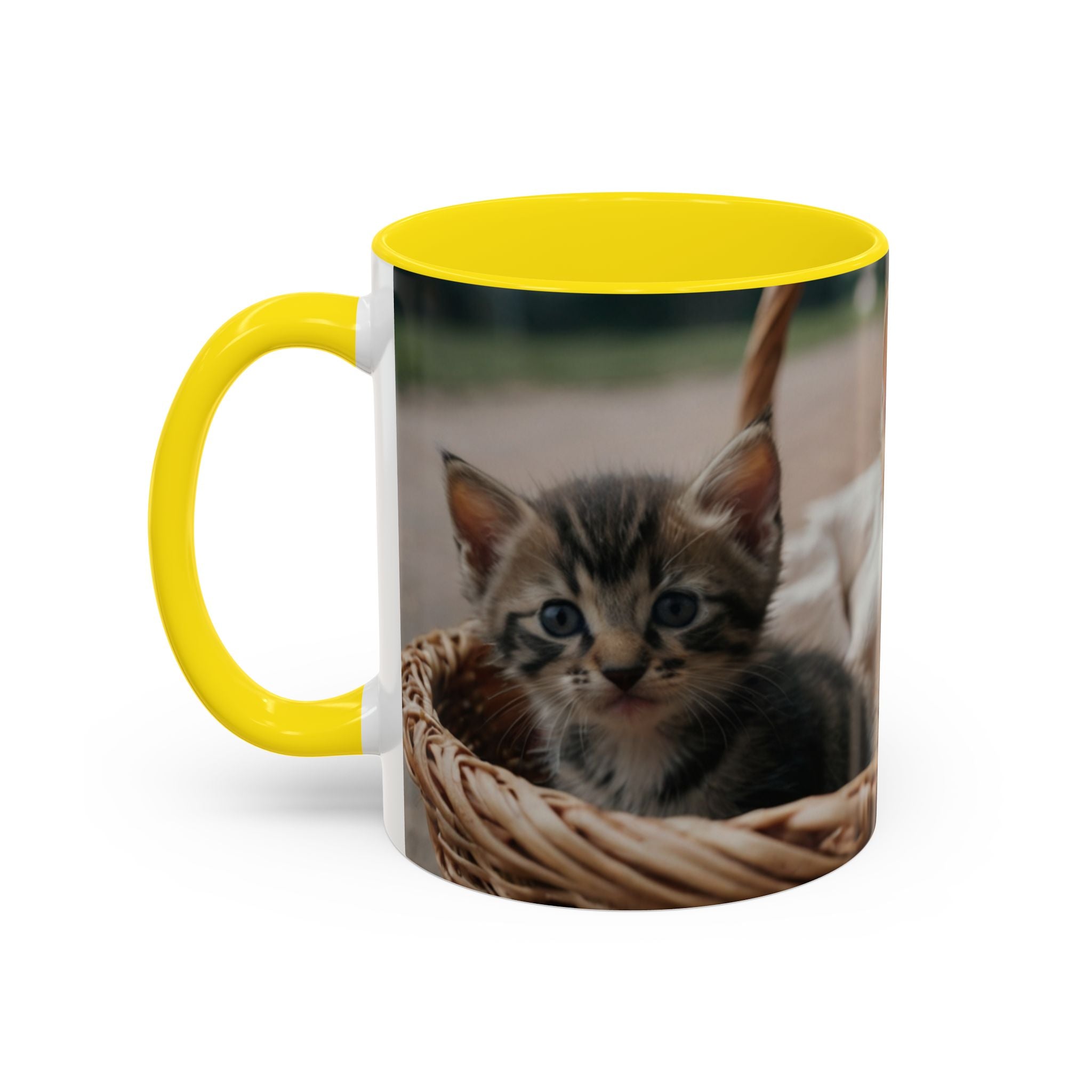 Cute Cat Accent Coffee Mug - 11oz & 15oz family of cats