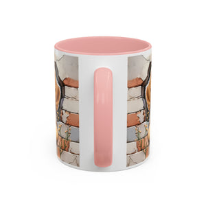 Cute Dog Accent Coffee Mug - Perfect Gift for Pet Lovers, Animal Lovers, Home Decor, Coffee Lovers, Unique Kitchenware