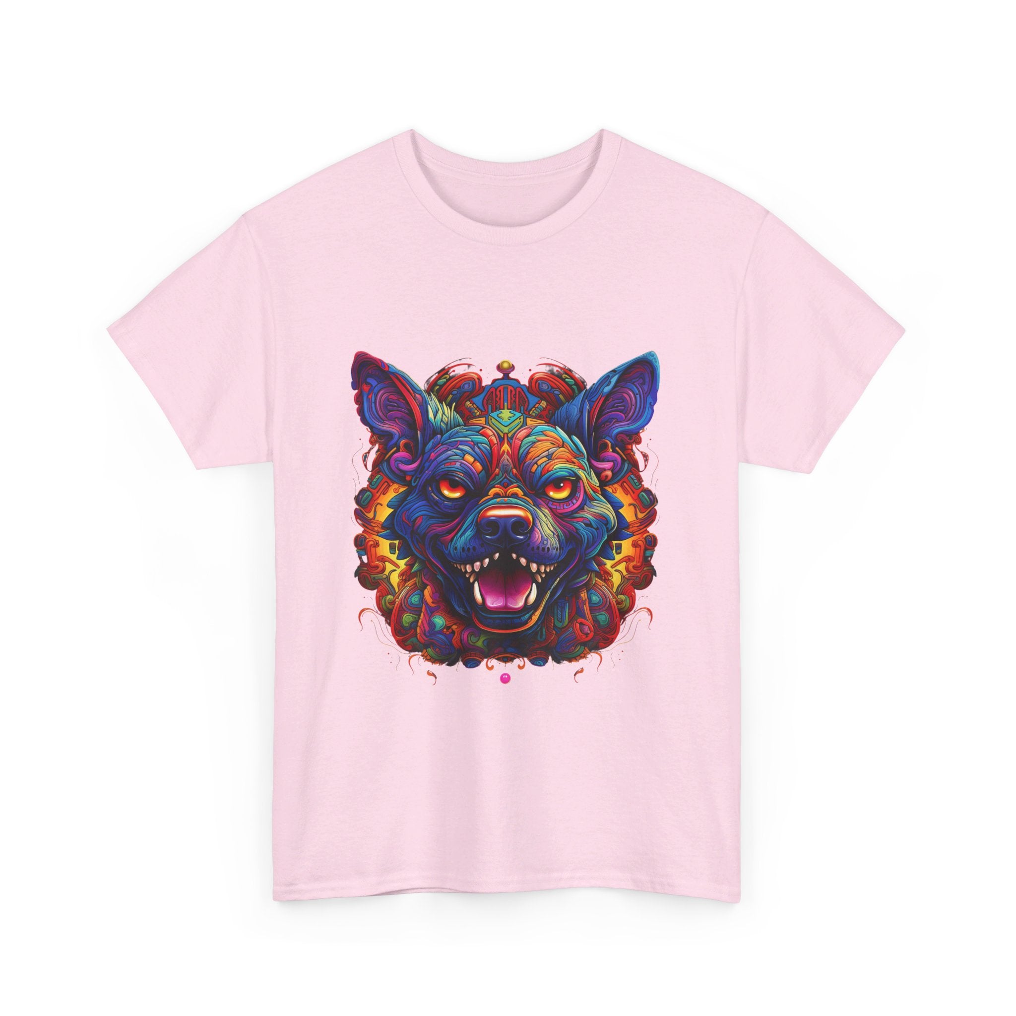 psychedelic dog psycho dog crazy classic  apparel t shirt