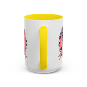 Rock 'n' Roll Accent Coffee Mug - Perfect for Music Lovers, Gift for Her, Unique Office Mug, Fun Coffee Cup, Empowering Gift Idea