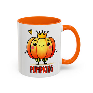 Pumpkin King Coffee Mug, Cute Mug for Fall, Halloween Decor, Gift for Pumpkin Lovers, Funny Holiday Mug, Fun Kitchenware