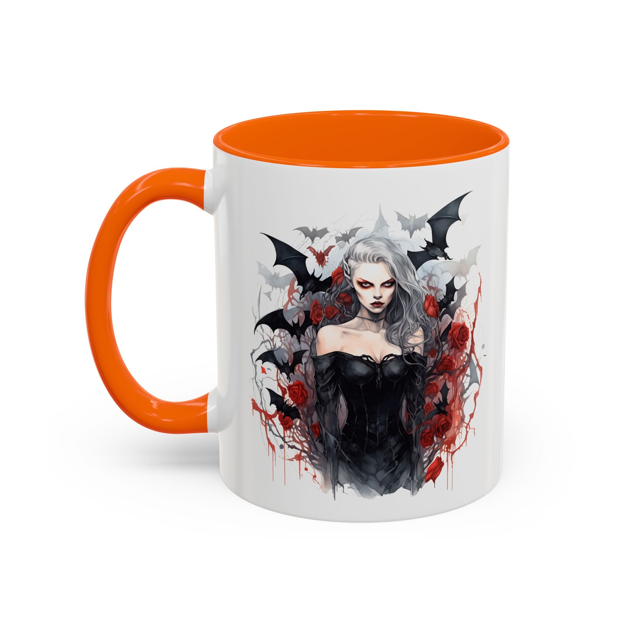 Gothic Coffee Mug, Dark Aesthetic Cup, Halloween Drinkware, Vampire Themed Gift, Horror Mug, Witchy Kitchen Decor
