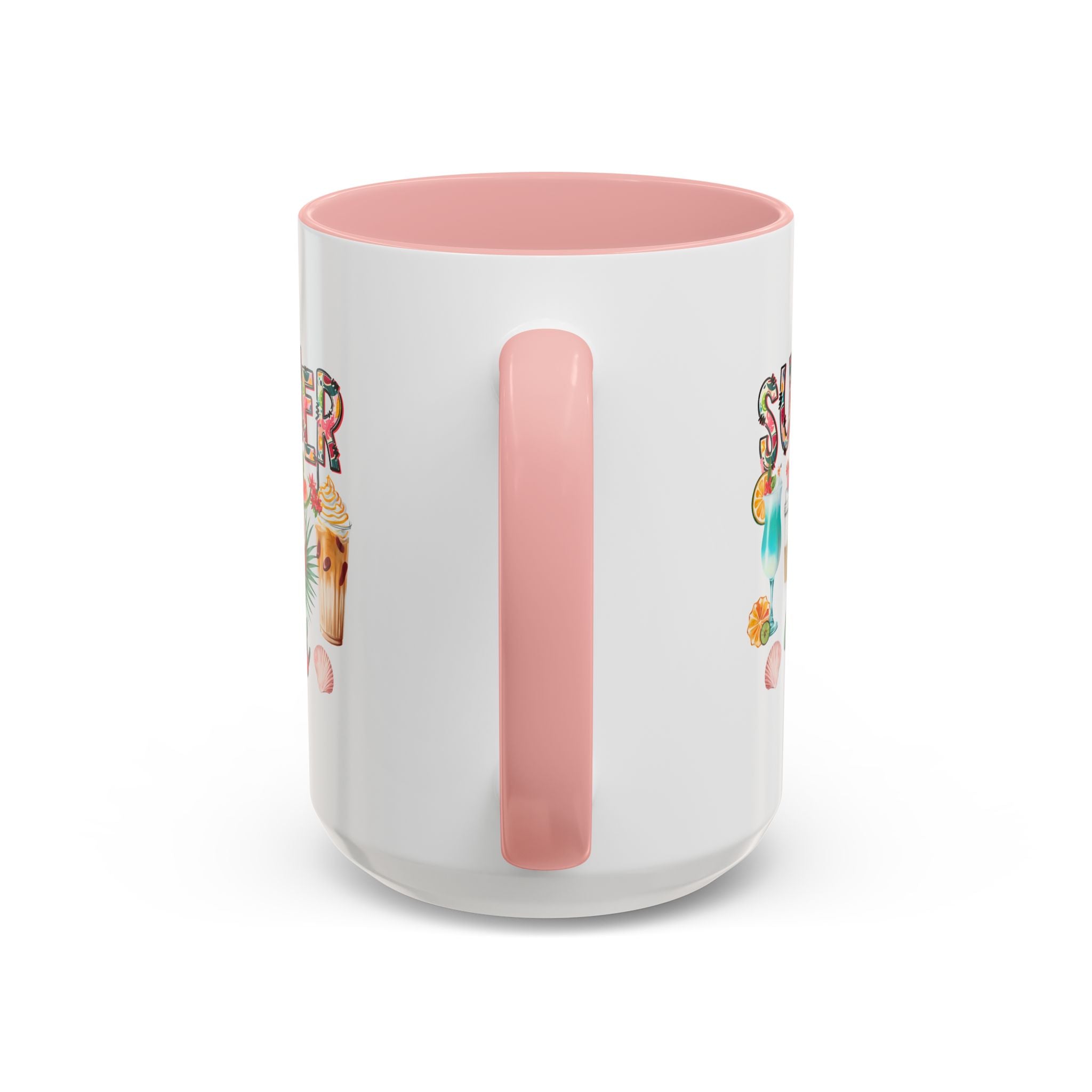 Summer Vibes Accent Coffee Mug - 11oz & 15oz - Perfect for Sunny Days & Celebrations