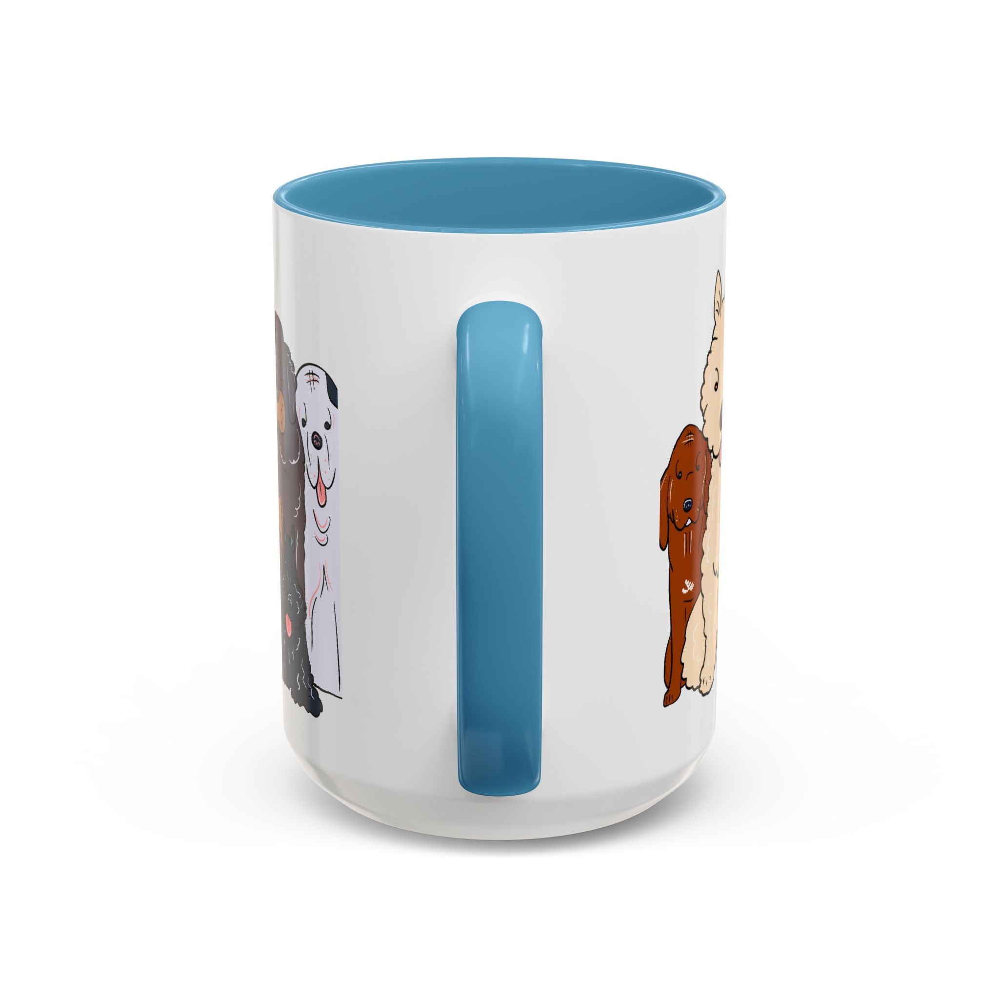 Cute Dog Breed Accent Coffee Mug, Pet Lover Gift, Canine Mug, Gifts for Dog Owners, Puppy Lover Mug
