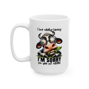 Funny  attitude Cow coffee Mug  Coffee Cup | Gift for Cow Lovers,  Cute Kitchen Mug