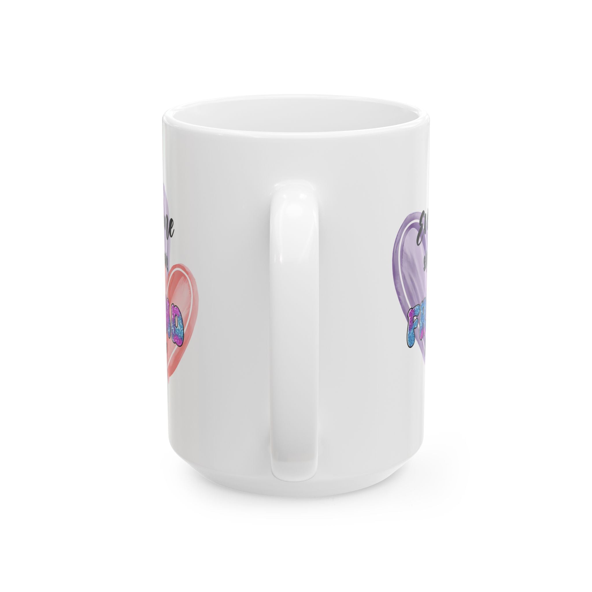 Heartfelt friends coffee  Mug - Perfect for Gifts, Cozy Mornings, Valentine's Day, & More, Unique Coffee Cup, Heart Design