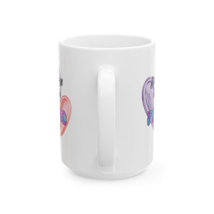Heartfelt friends coffee  Mug - Perfect for Gifts, Cozy Mornings, Valentine's Day, & More, Unique Coffee Cup, Heart Design