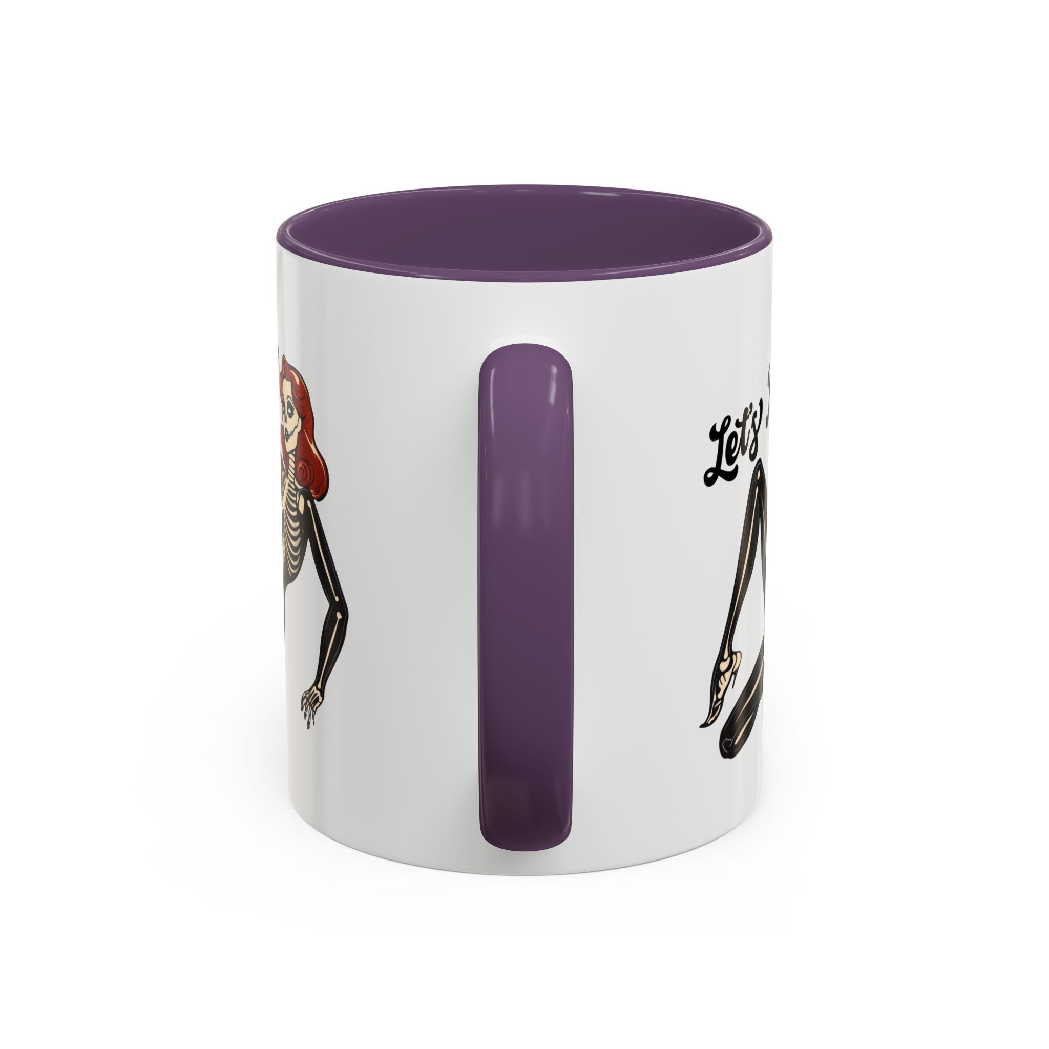 Spooky Skeleton Mug - Let's Bone, Halloween Gift, Gothic Coffee Cup, Unique Home Decor, Fun Drinkware