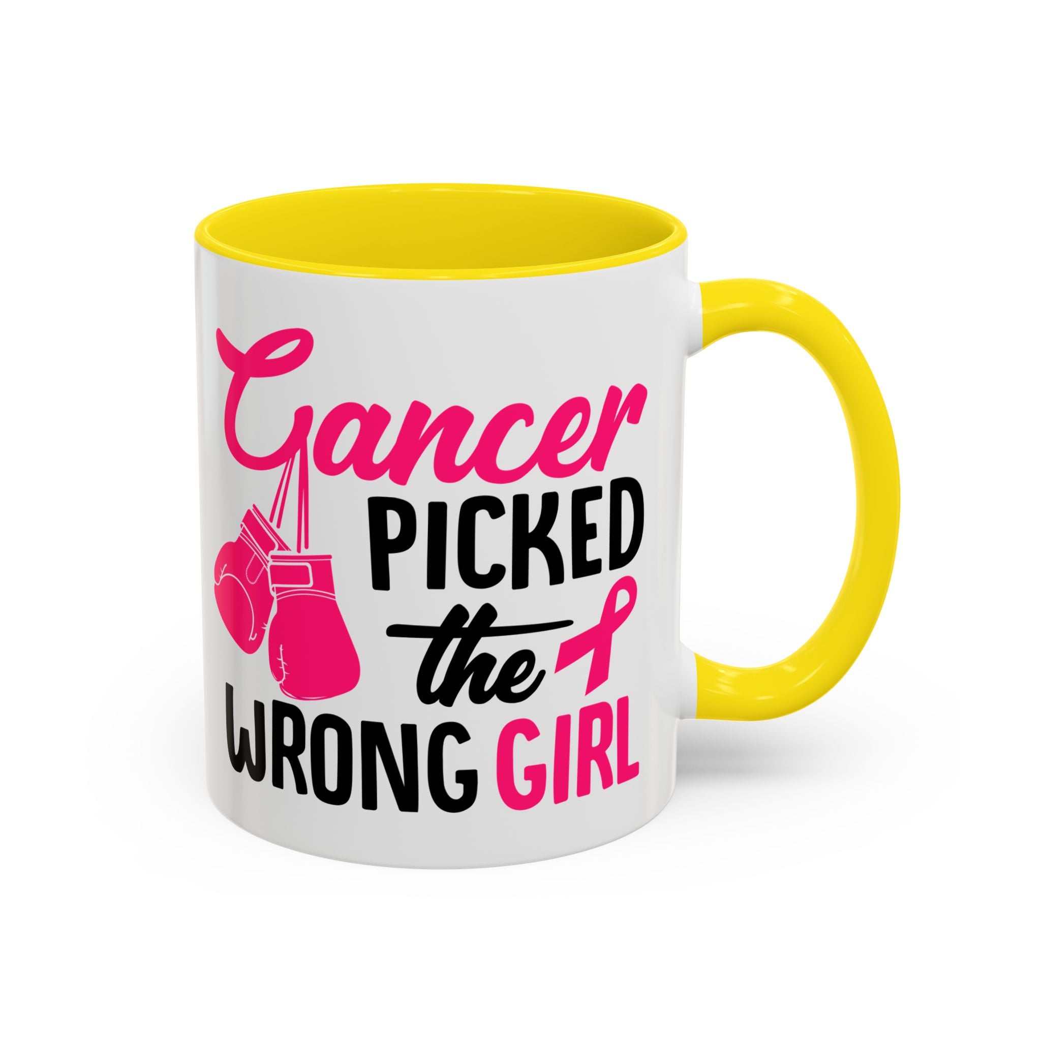Empowering Cancer Warrior Mug, Coffee Cup for Fighters, Supportive Gift for Cancer Survivors, Inspiration for Awareness Events, [...]
