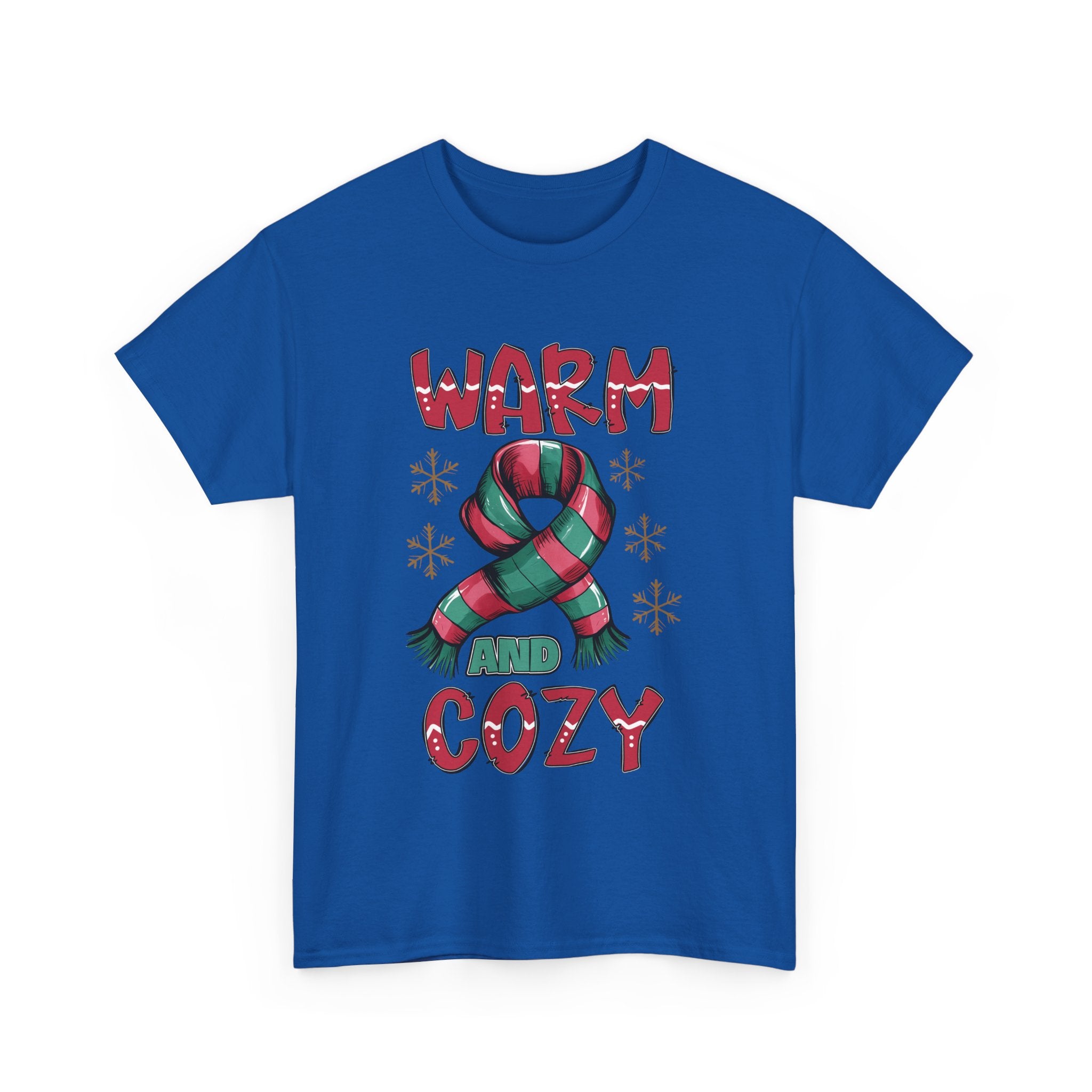 christmas warm and cozy Unisex Heavy Cotton Tee men women